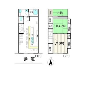 武蔵関 1階 居酒屋居抜き 住居付の物件写真