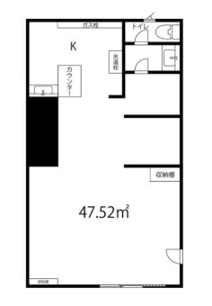大山 1階 飲食居抜き 路面店の物件写真